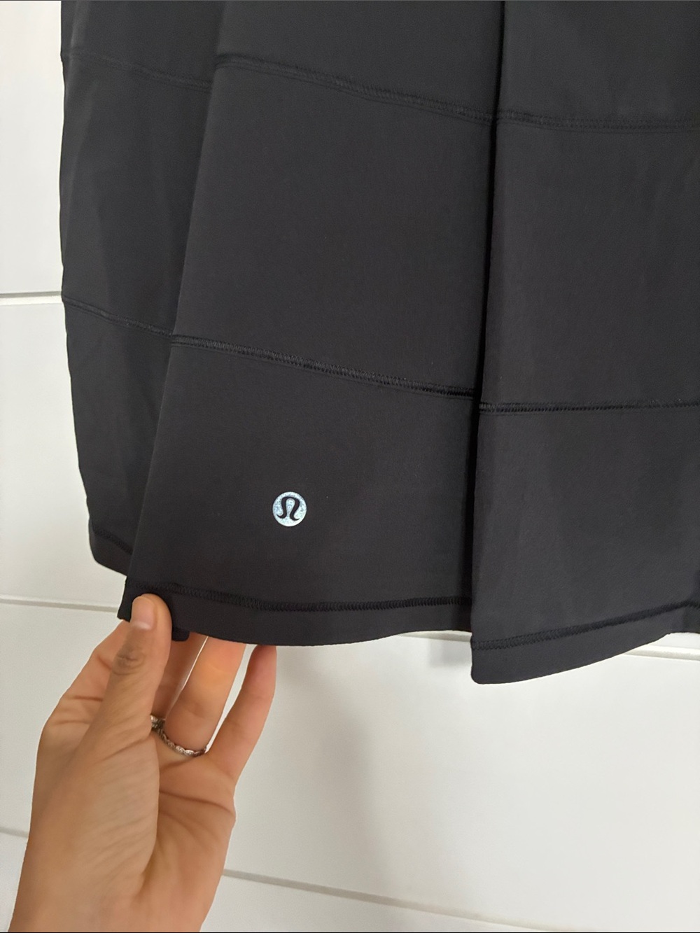 Lululemon Pace Rival Skirt Long in Black size 16 - Picture 6 of 8